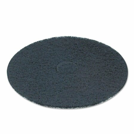 PINPOINT 12 in. Standard Stripping Floor Pads - Black, 5 Per Case PI2659270